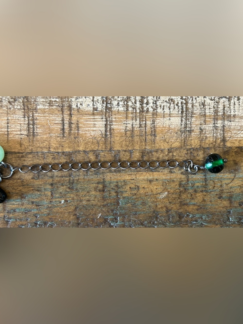 Lia Sophia ‘Herb Garden’ 5-Strand Mossy Green, Black Aqua, Teal Beaded Necklace - Picture 9 of 10